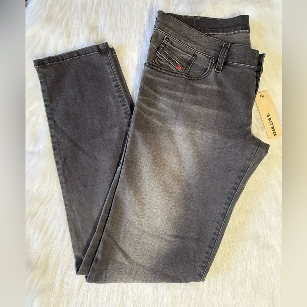 NWT Diesel Women's Skinny Jeans - Dark Gray Size 30x32
